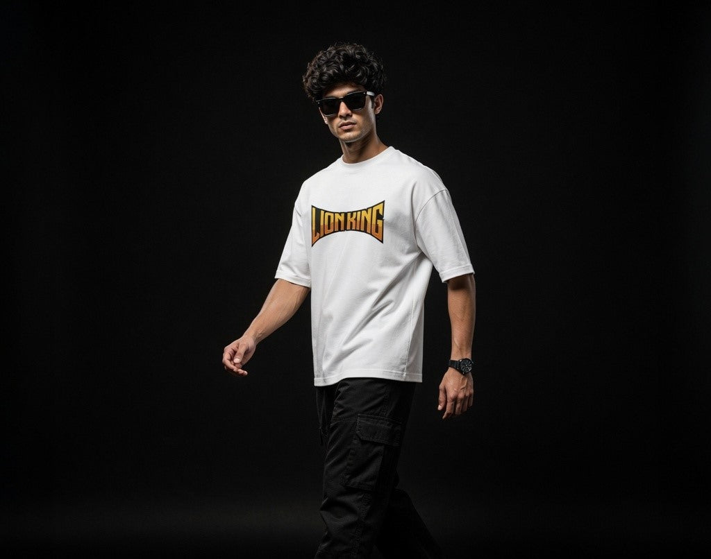 AUREVIN Lion King Urban King Oversized T-Shirt